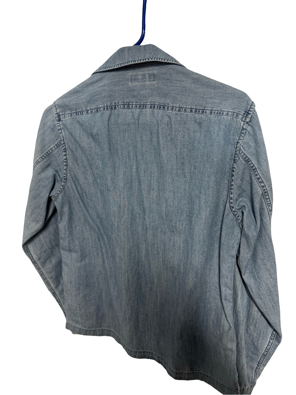 J. Crew Light Blue Denim Zip-Front Jacket - Picture 5 of 10